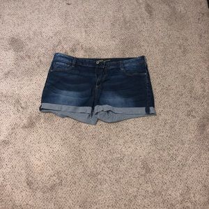 Denim shorts